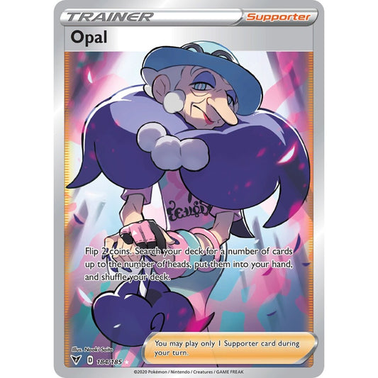 Opal Rare Ultra 184/185 Pokemon Card Game Vivid Voltage