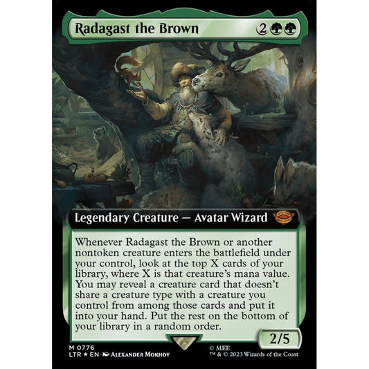 Radagast the Brown, mythic, 776, Magic the Gathering, The Lord of the Rings: Tales of Middle-earth