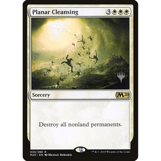 Planar Cleansing rare 33p Magic the Gathering Core Set 2020 Promos