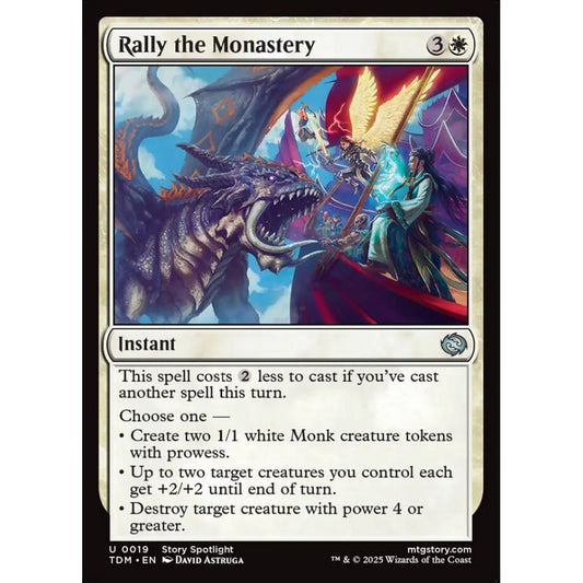 Rally the Monastery uncommon 19 Magic the Gathering Tarkir: Dragonstorm