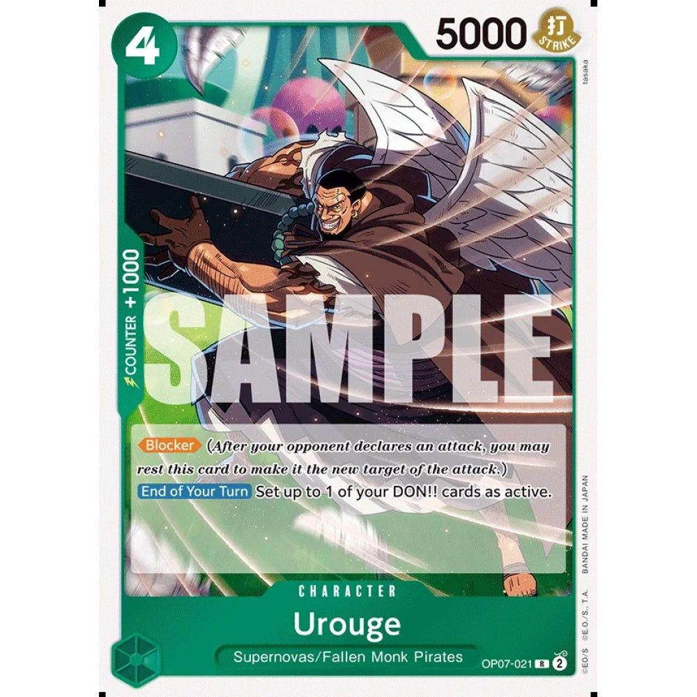 Urouge, OP07-021, Rare, One Piece, 500 Years in the Future