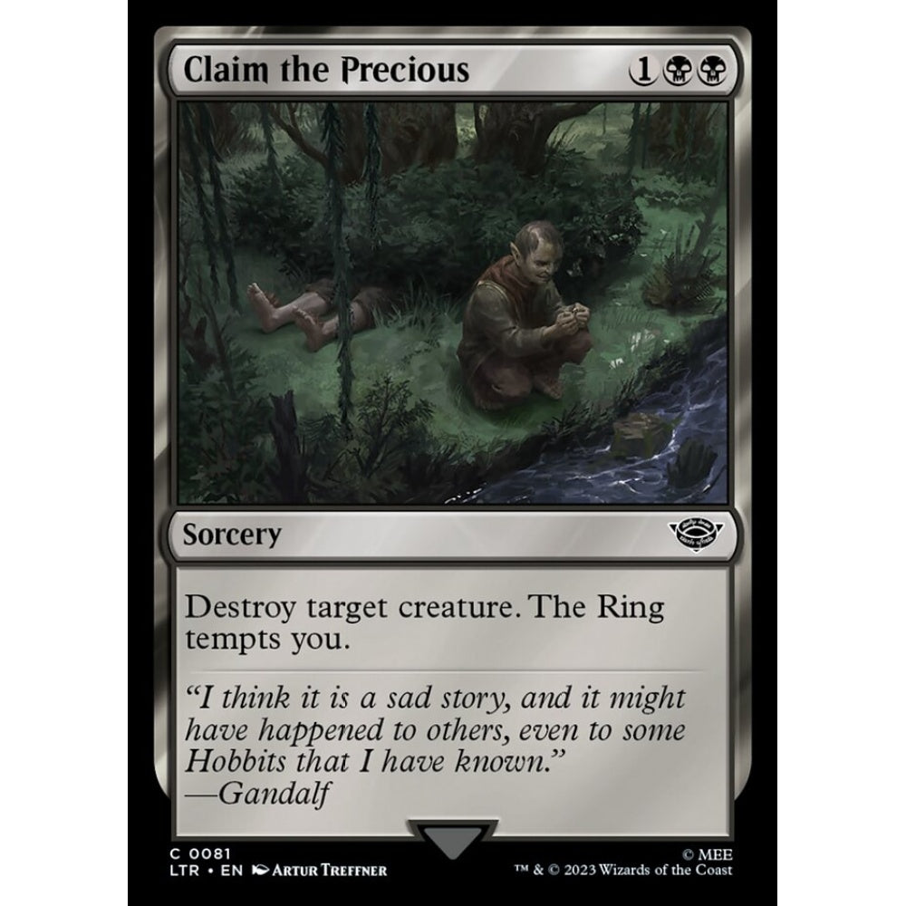 Claim the Precious, common, 81, Magic the Gathering, The Lord of the Rings: Tales of Middle-earth