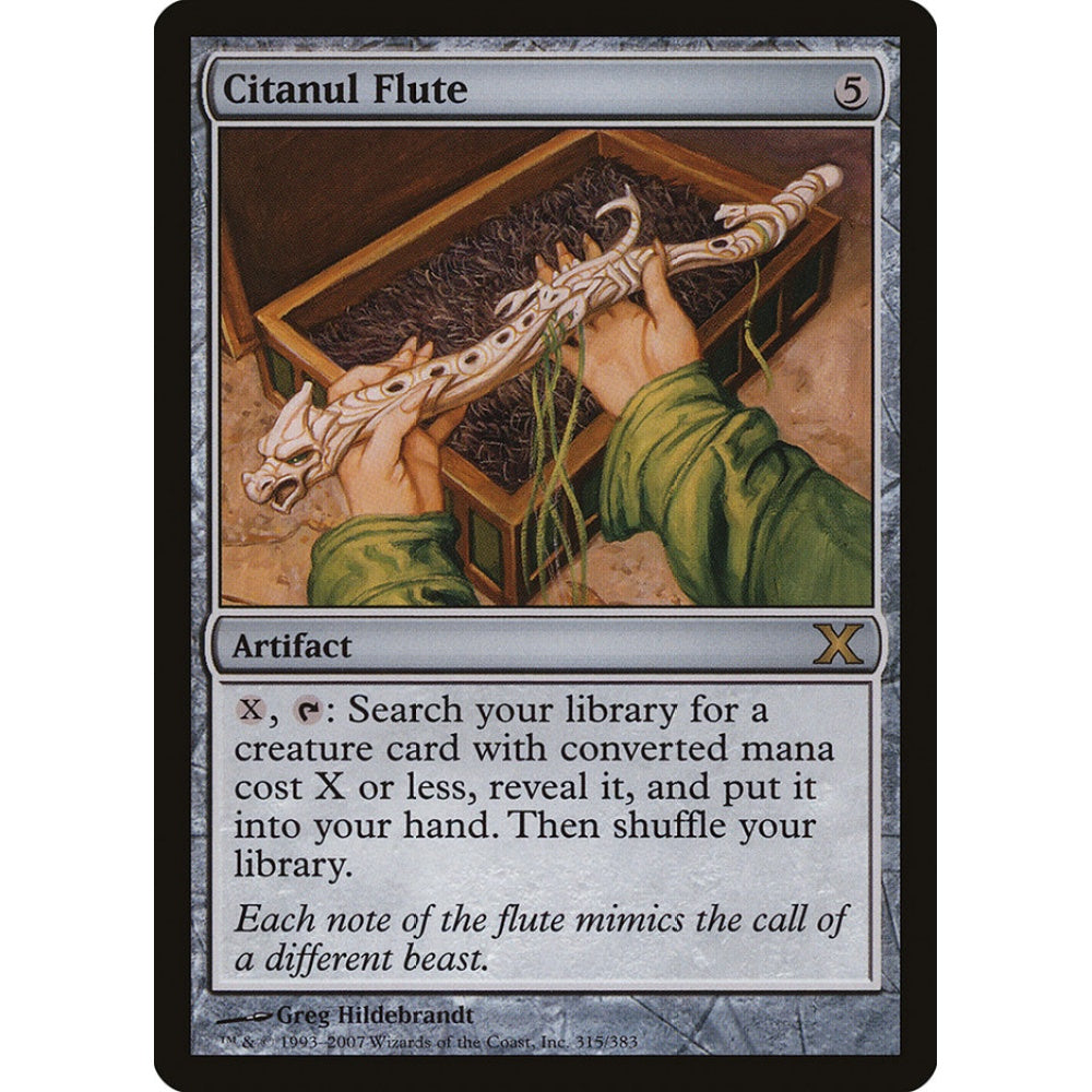Citanul Flute rare 315 Magic the Gathering Tenth Edition Japanese