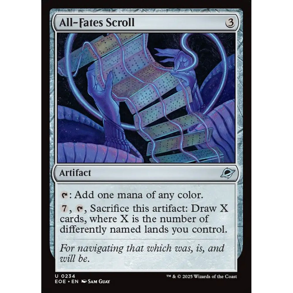 All-Fates Scroll uncommon 234 Magic the Gathering Edge of Eternities