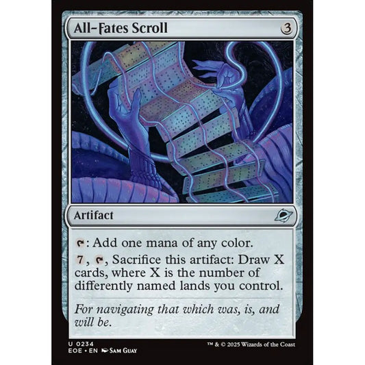All-Fates Scroll uncommon 234 Magic the Gathering Edge of Eternities