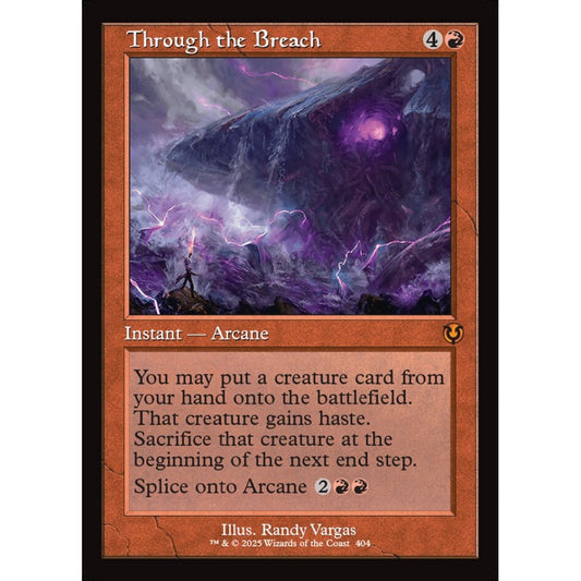 Through the Breach, 404, mythic, Magic: The Gathering, Innistrad Remastered