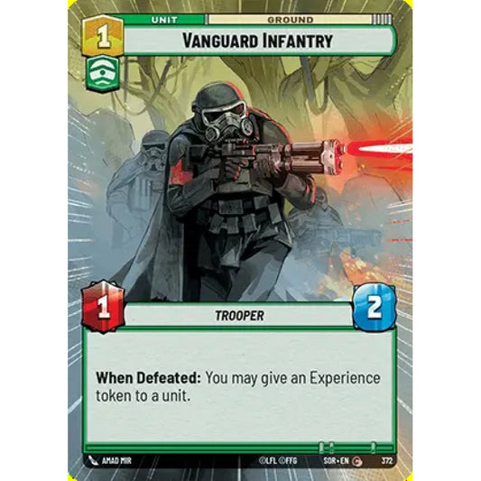 Vanguard Infantry, 372, C, Star Wars Unlimited, Sparks Of Rebellion