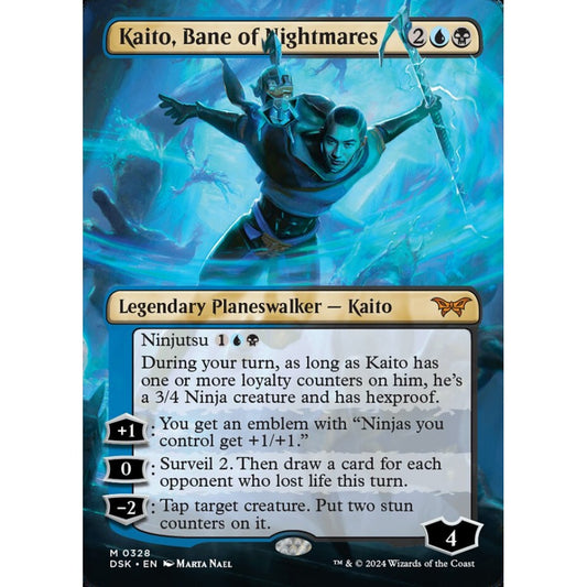 Kaito, Bane of Nightmares, 328, mythic, Magic: The Gathering, Duskmourn: House of Horror