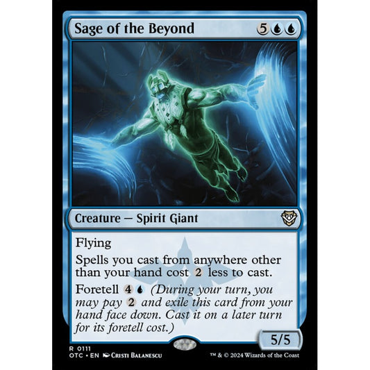 Sage of the Beyond, 111, rare, Magic: The Gathering, Outlaws of Thunder Junction