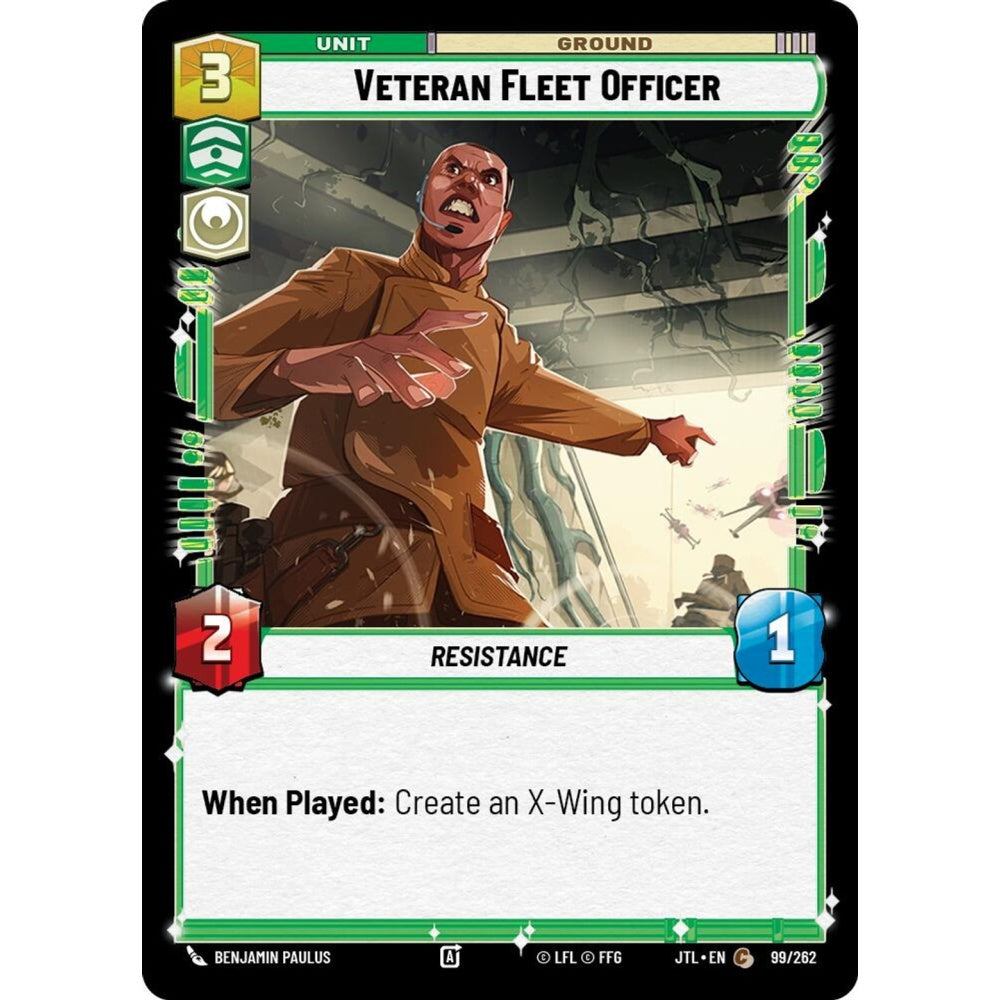 Veteran Fleet Officer, C, JTL 099), Star Wars Unlimited