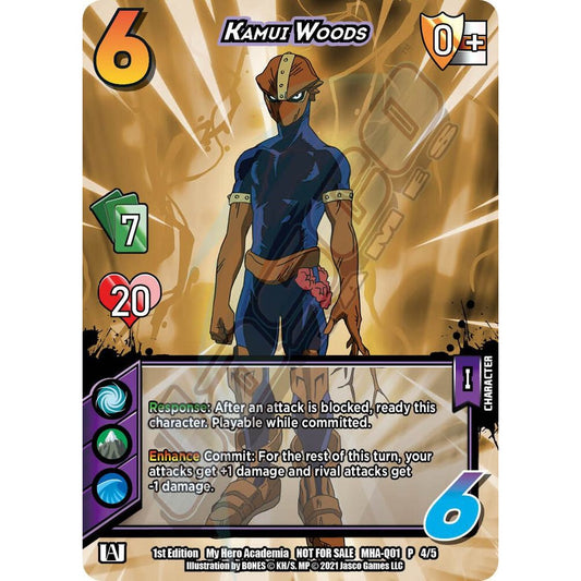 Kamui Woods, 4/5, MHA-Q01, Universus, MHA Promos, nan