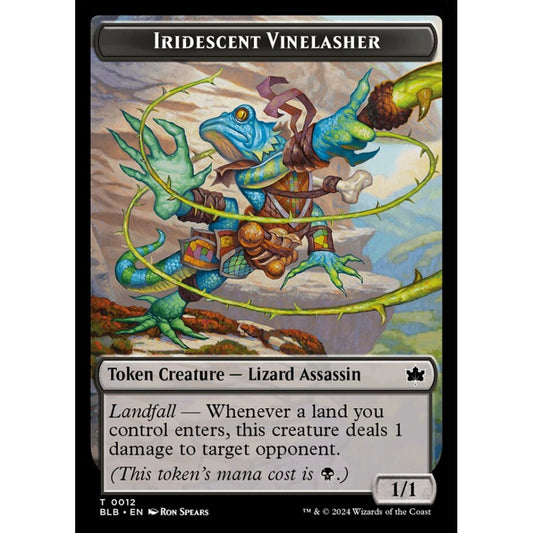 Iridescent Vinelasher, 12, common, Magic: The Gathering, Bloomburrow