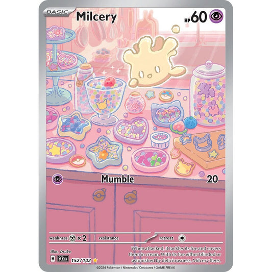 Milcery Illustration Rare 152/142 Pokemon Card Game Stellar Crown