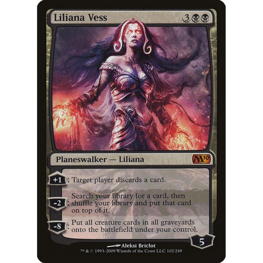 Liliana Vess mythic 102 Magic the Gathering Magic 2010