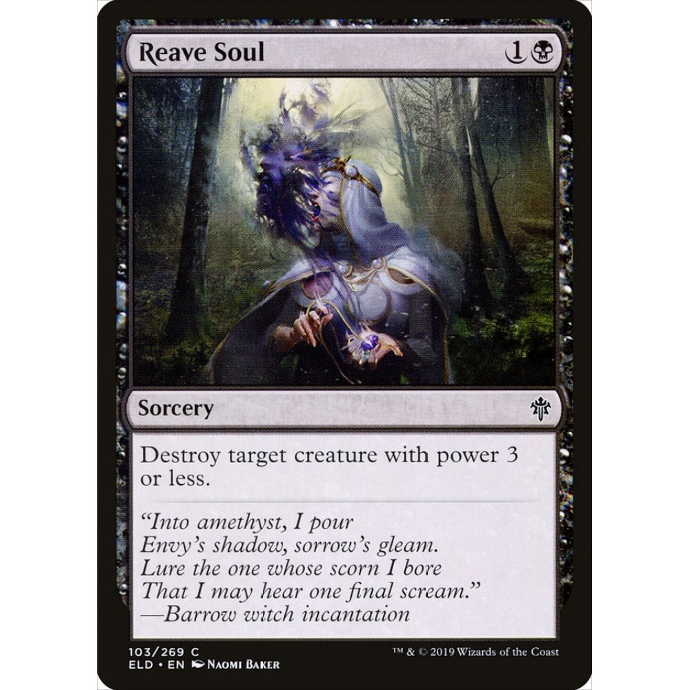 Reave Soul common 103 Magic the Gathering Throne of Eldraine