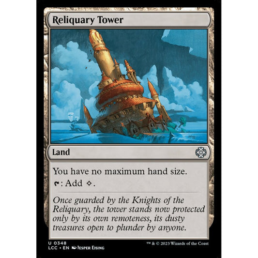 Reliquary Tower, uncommon, 348, Magic the Gathering, The Lost Caverns of Ixalan Commander