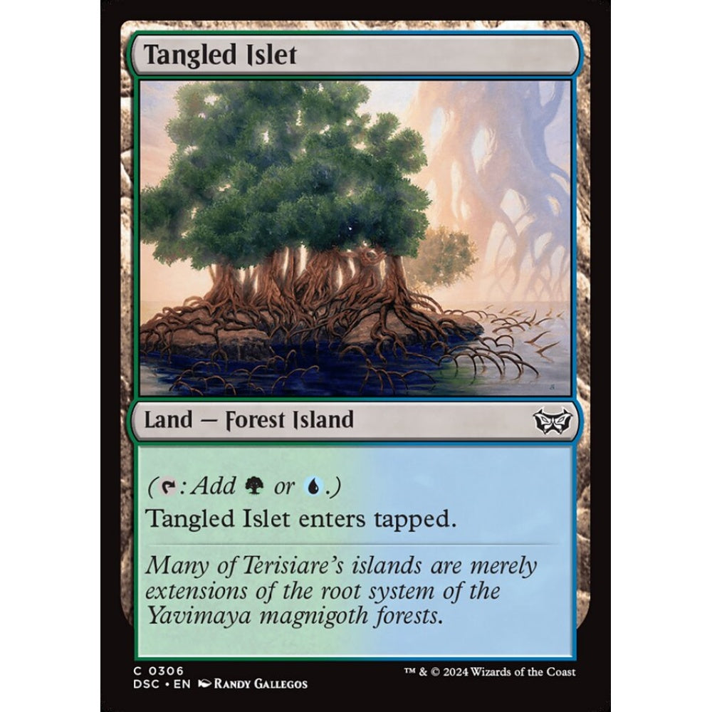Tangled Islet, 306, common, Magic: The Gathering, Duskmourn: House of Horror