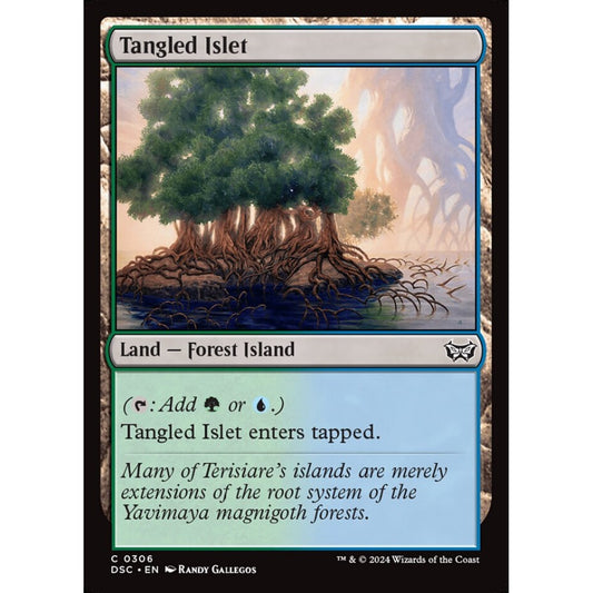 Tangled Islet, 306, common, Magic: The Gathering, Duskmourn: House of Horror