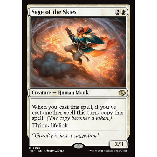Sage of the Skies rare 22 Magic the Gathering Tarkir: Dragonstorm