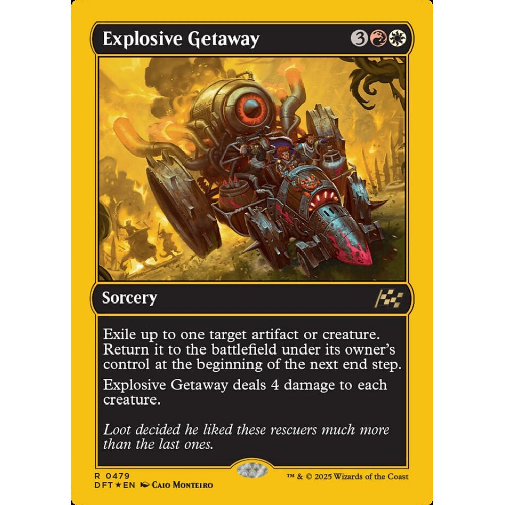 Explosive Getaway, 479, rare, Magic: The Gathering, Aetherdrift