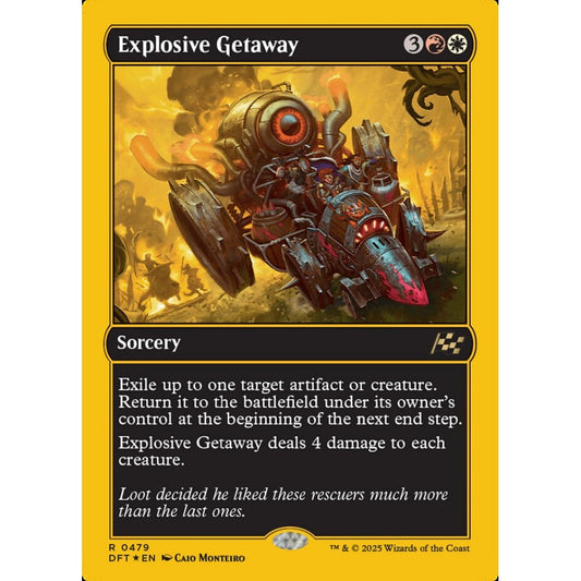 Explosive Getaway, 479, rare, Magic: The Gathering, Aetherdrift