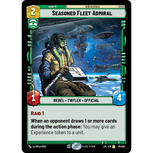 Seasoned Fleet Admiral, R, JTL 111), Star Wars Unlimited