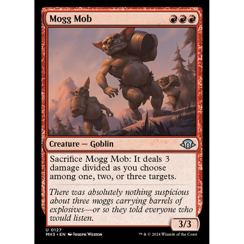 Mogg Mob, 127, uncommon, Magic: The Gathering, Modern Horizons 3
