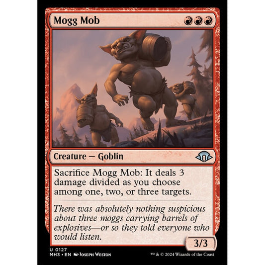 Mogg Mob, 127, uncommon, Magic: The Gathering, Modern Horizons 3
