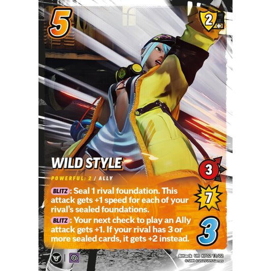 Wild Style 13/22 KF02 Universus The King of Fighters XV: Challenger Series: Team Rival Attack UR