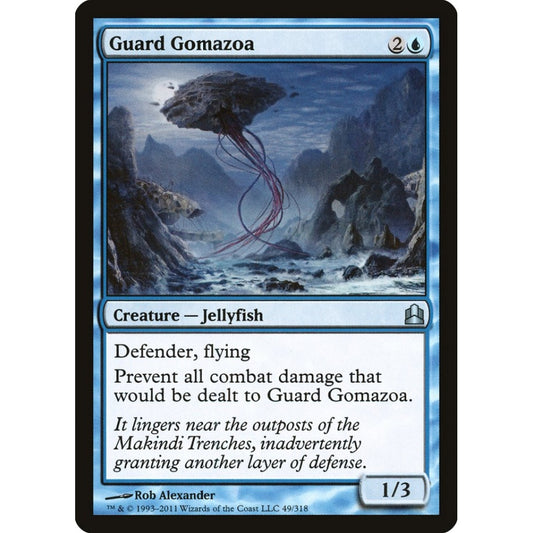 Guard Gomazoa uncommon 49 Magic the Gathering Commander 2011