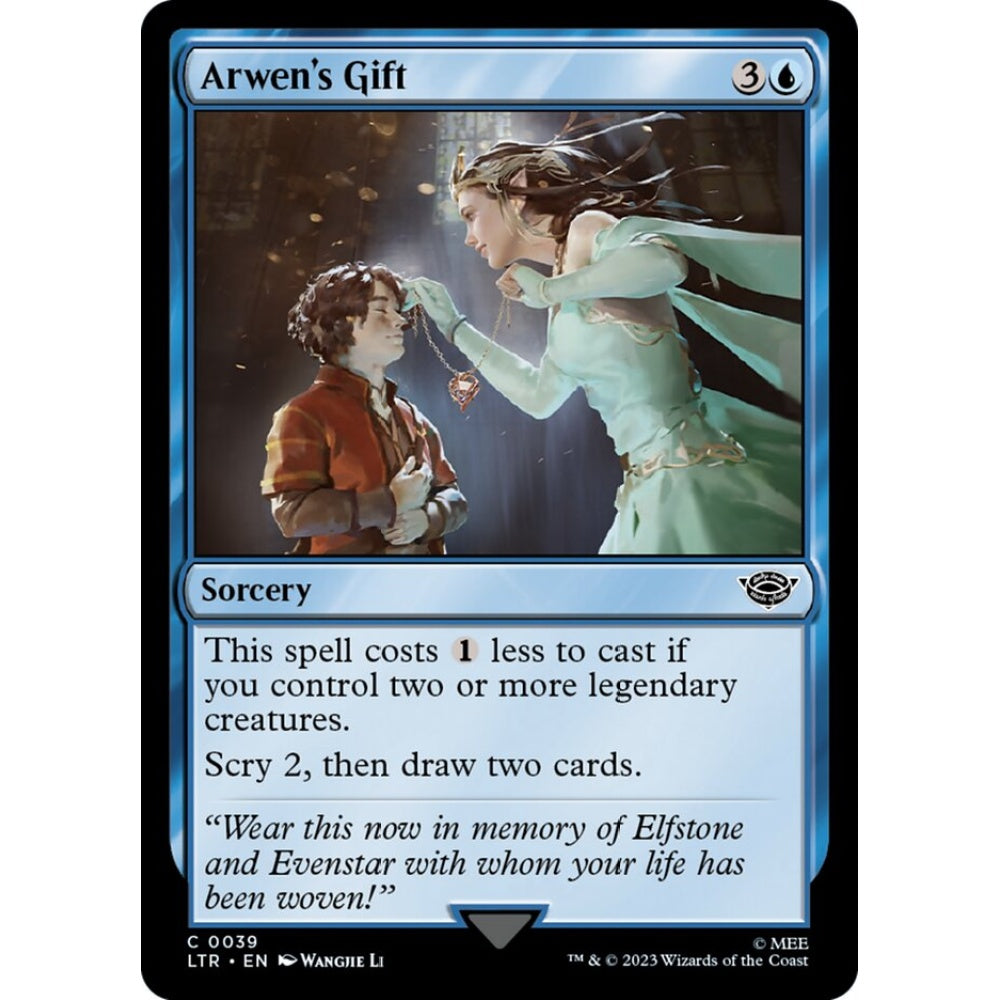 Arwen's Gift, common, 39, Magic the Gathering, The Lord of the Rings: Tales of Middle-earth