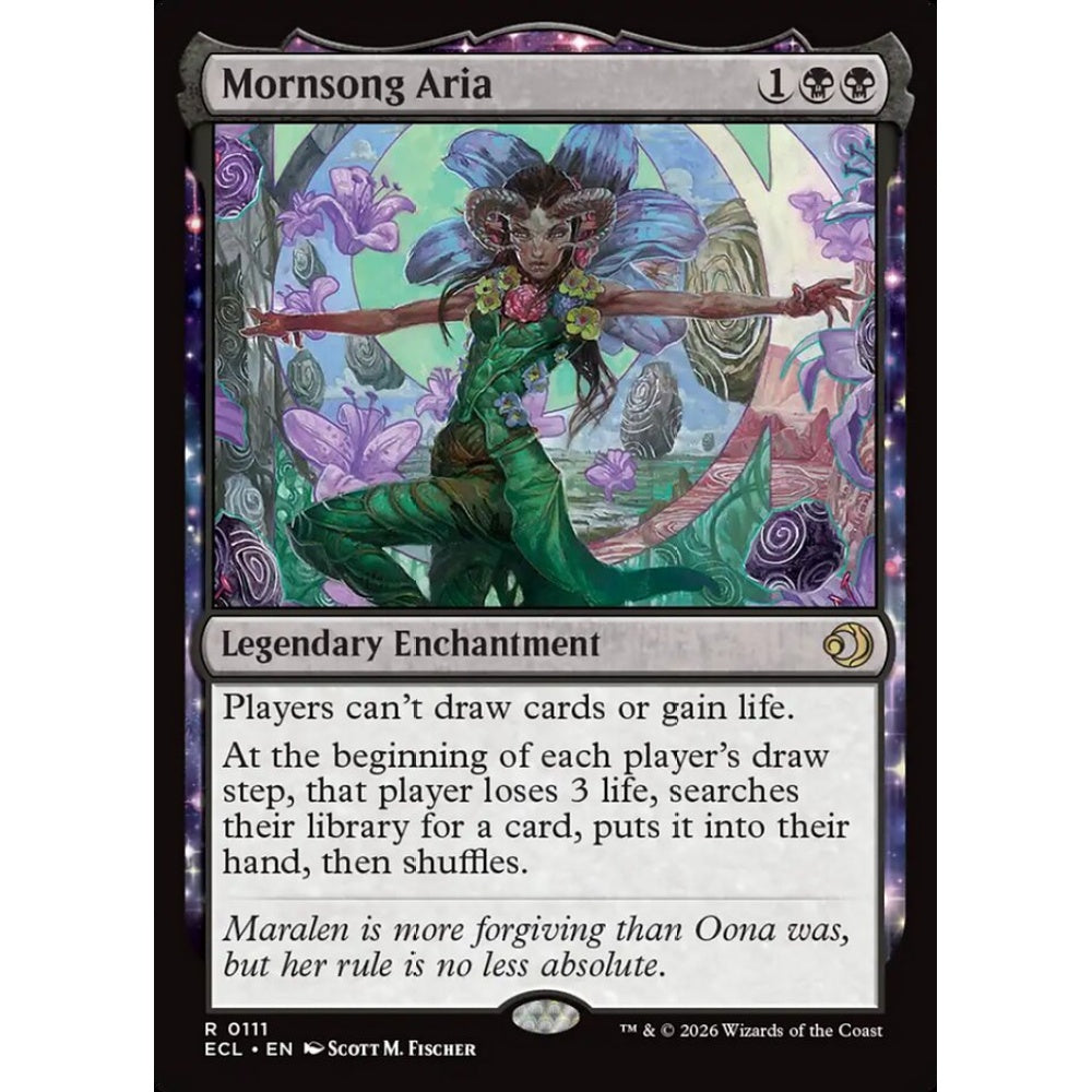 Mornsong Aria rare 111 Magic the Gathering Lorwyn Eclipsed