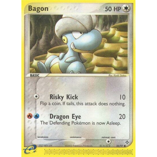 Bagon Common 50/97 Pokemon Card Game EX Dragon