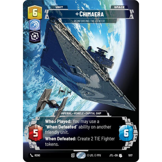 Chimaera, U, JTL 1017) Prestige, Star Wars Unlimited