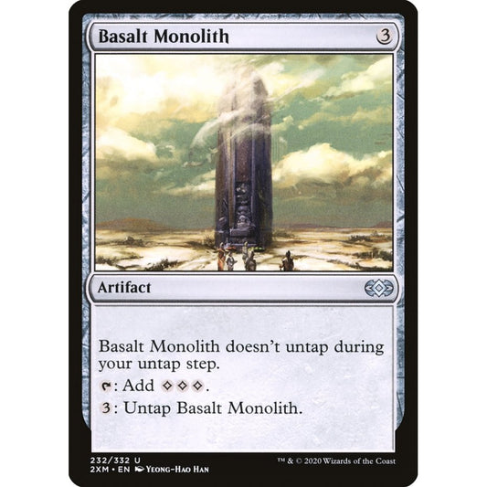 Basalt Monolith uncommon 232 Magic the Gathering Double Masters