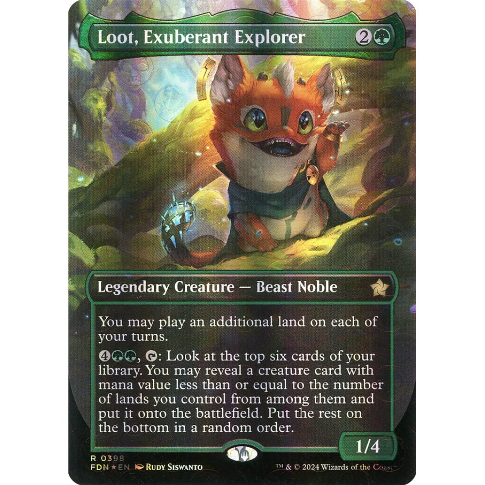 Loot, Exuberant Explorer, 398, rare, Magic: The Gathering, Foundations