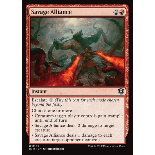 Savage Alliance, 169, uncommon, Magic: The Gathering, Innistrad Remastered