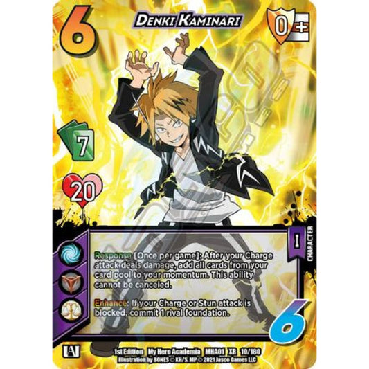 Denki Kaminari, 10/180, XR, UniVersus, MHA01 My Hero Academia