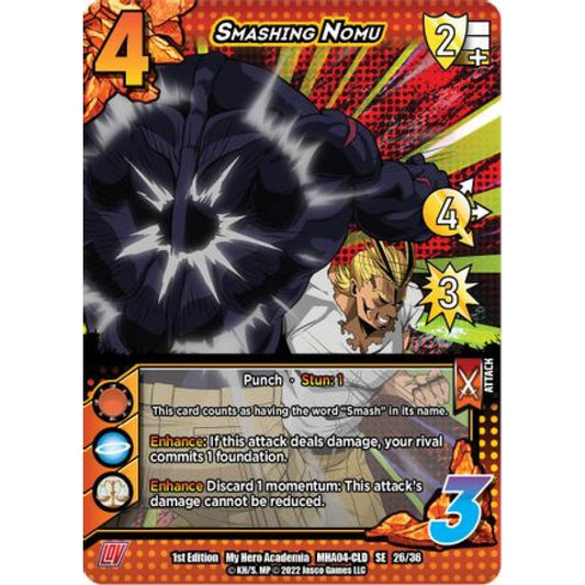 Smashing Nomu, 26/36, SE, UniVersus, MHA04 League of Villains