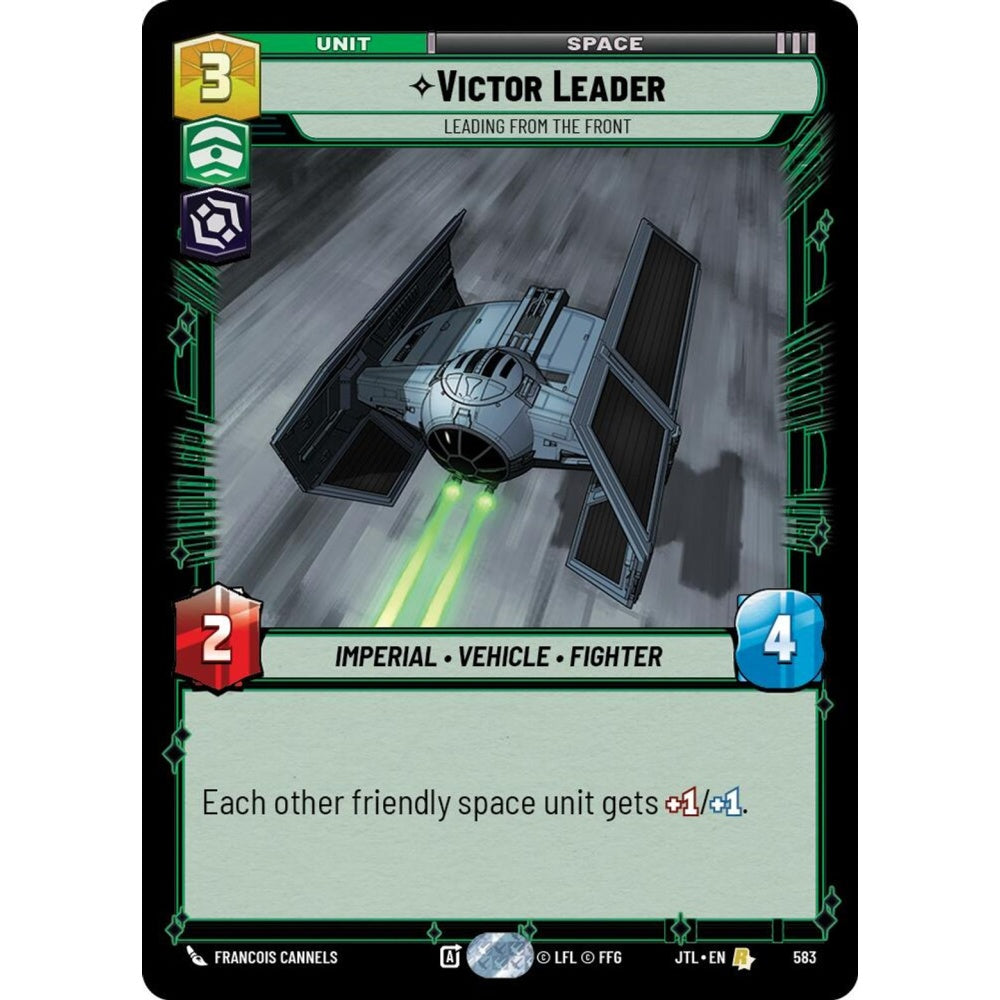 Victor Leader, R, JTL 583) Foil, Star Wars Unlimited