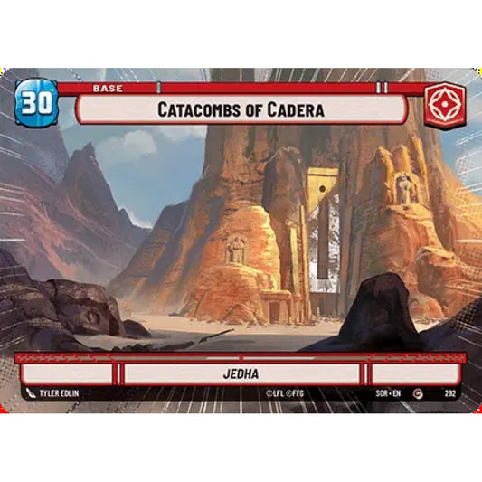 Catacombs of Cadera, 292, C, Star Wars Unlimited, Sparks Of Rebellion