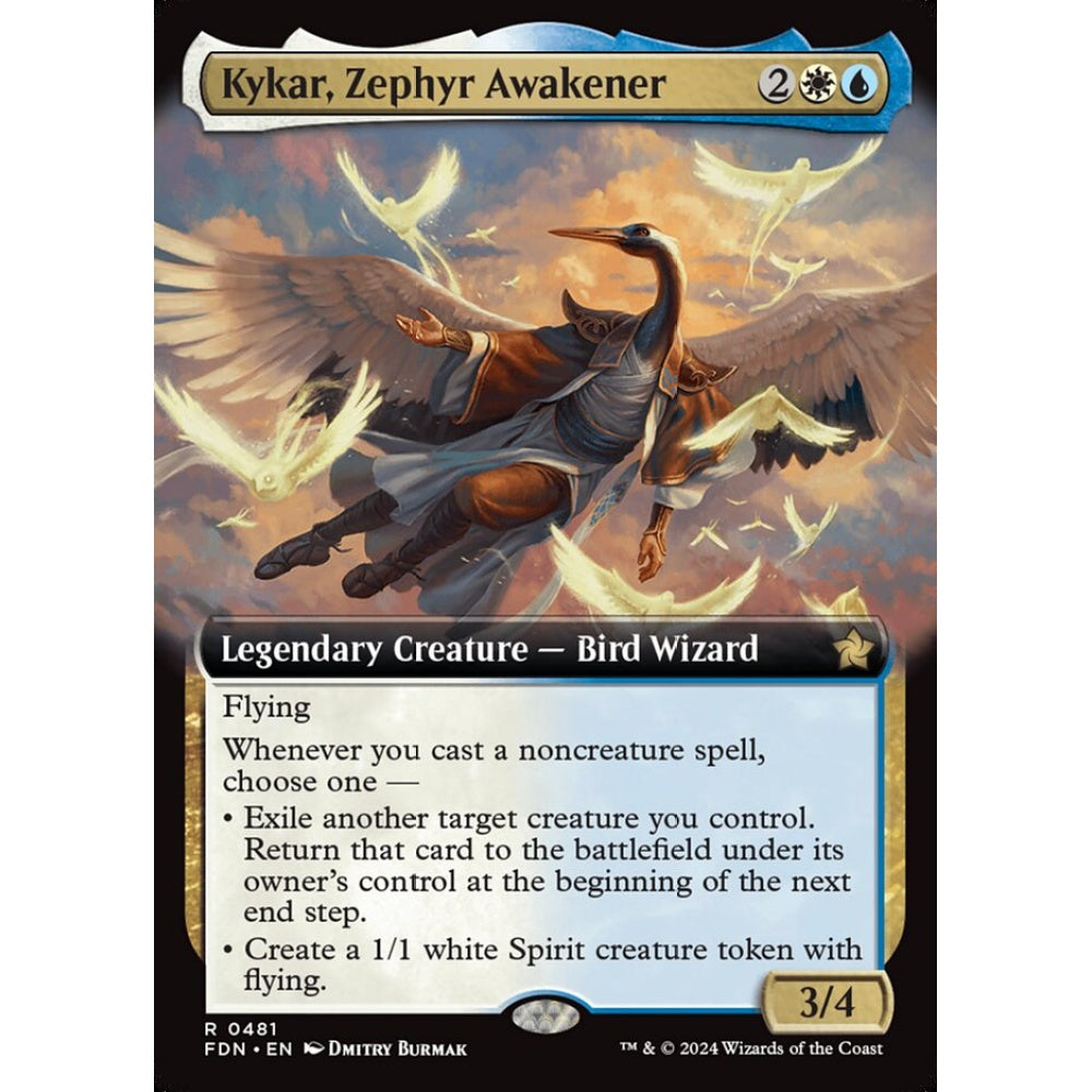 Kykar, Zephyr Awakener, 481, rare, Magic: The Gathering, Foundations