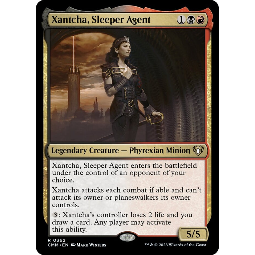 Xantcha, Sleeper Agent rare 362 Magic the Gathering Commander Masters