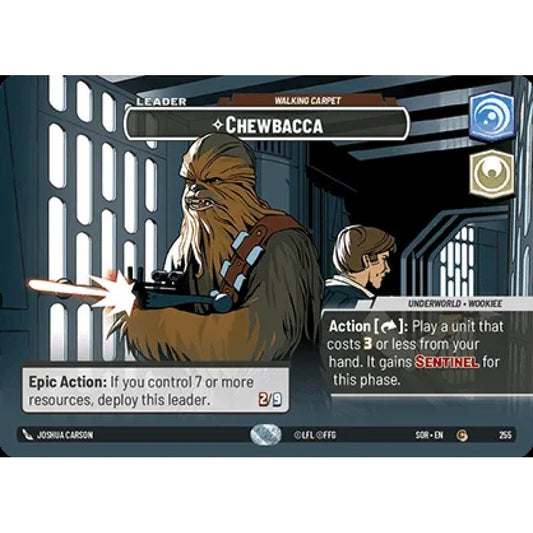 Chewbacca, 255, C, Star Wars Unlimited, Sparks Of Rebellion