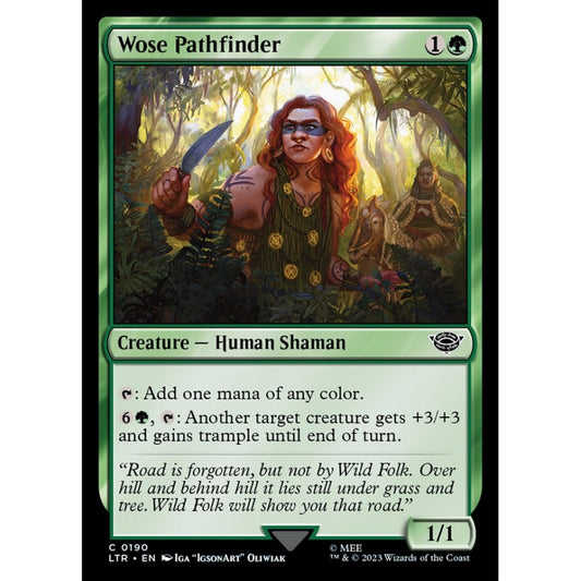 Wose Pathfinder, common, 190, Magic the Gathering, The Lord of the Rings: Tales of Middle-earth