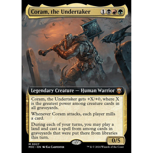 Coram, the Undertaker, 27, mythic, Magic: The Gathering, Modern Horizons 3
