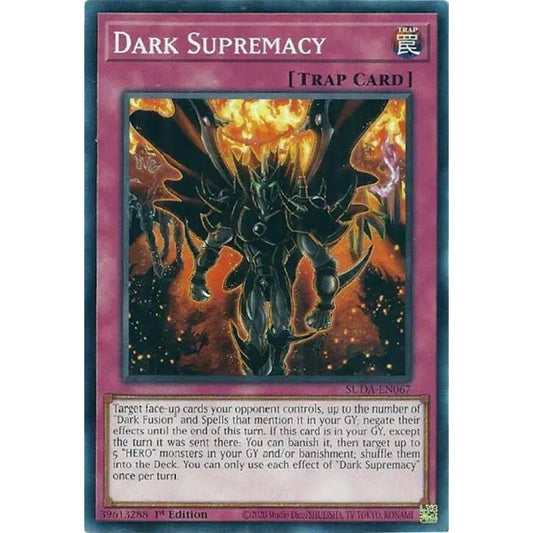 Dark Supremacy SUDA-EN067 Common Yu-Gi-Oh Supreme Darkness