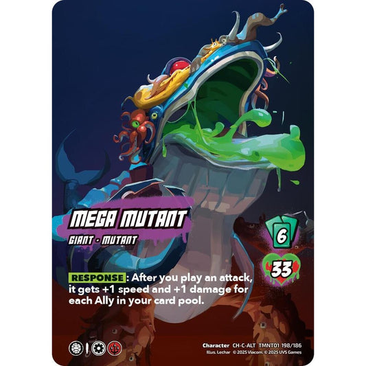 Mega Mutant 198/186 TMNT01 Universus Teenage Mutant Ninja Turtles Character CH-C-ALT