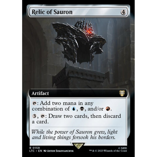Relic of Sauron, rare, 159, Magic the Gathering, Tales of Middle-earth Commander