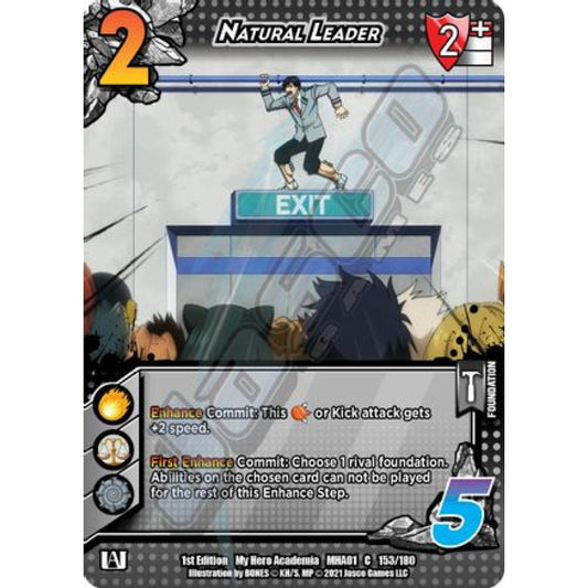 Natural Leader, 153/180, C, UniVersus, MHA01 My Hero Academia